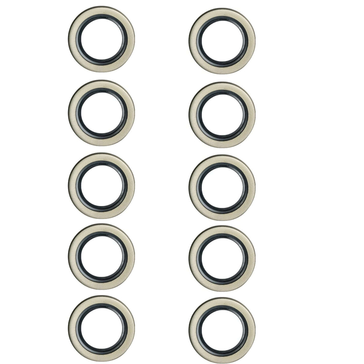 5,200–6,000 lb Trailer Axles 2.125" ID × 3.376" OD Double Lip Grease Seals with Cotter Pins-Trailer Supplies