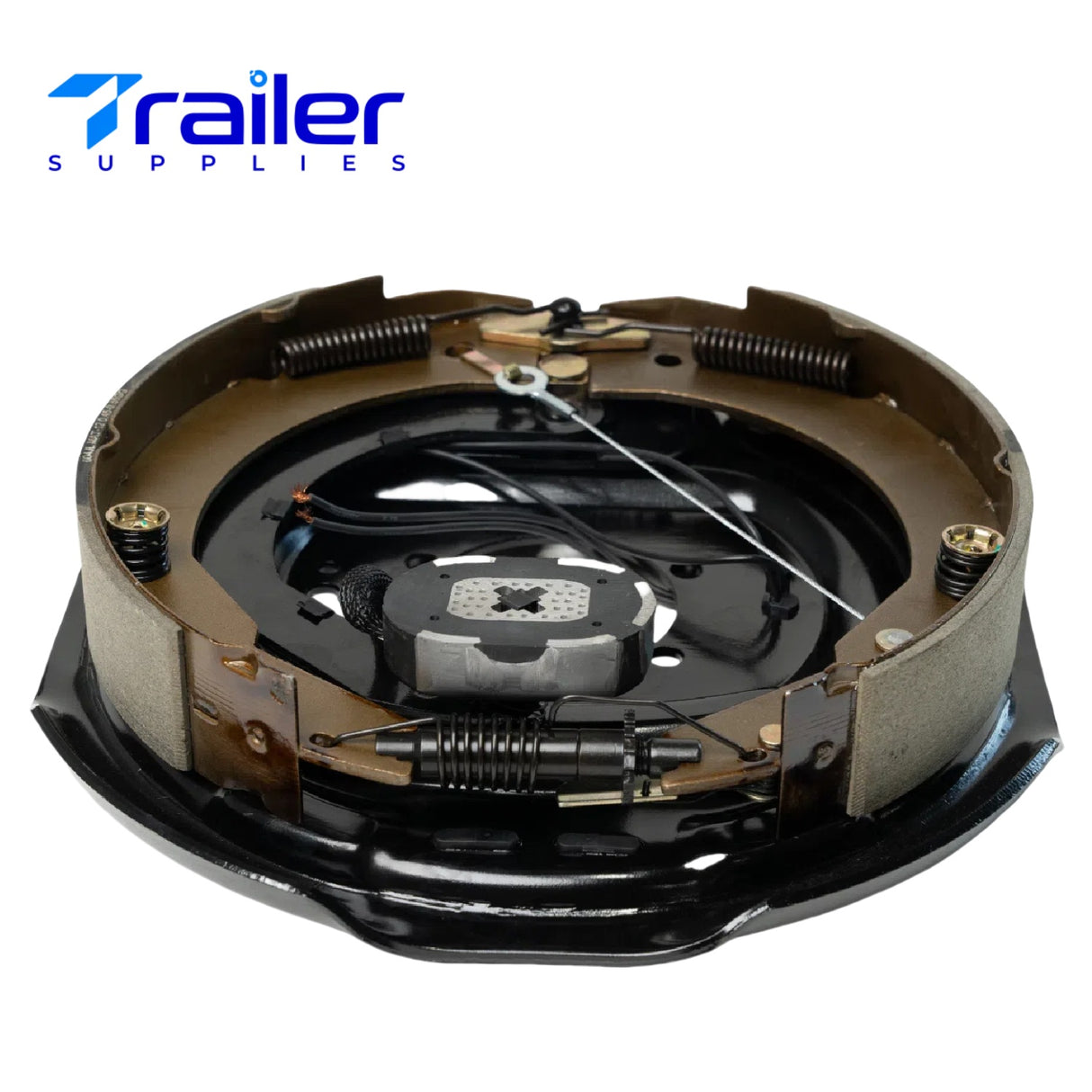 7K Trailer Axles,12"x2" Self-Adjusting Electric Brake Kit, for 7K Trailer Axles, Replaces Dexter, Fits 5-Bolt Flange, 15–17.5" Wheels-Trailer Supplies