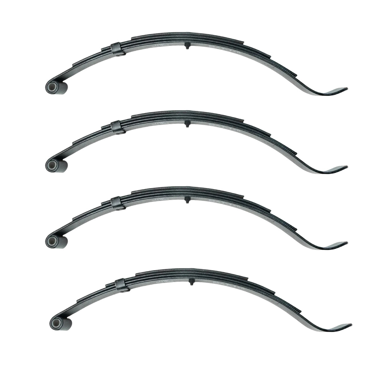 2,000 lb axle 24-5/8" 4-Leaf Slipper Trailer Springs 1-3/4" Wide-Trailer Supplies