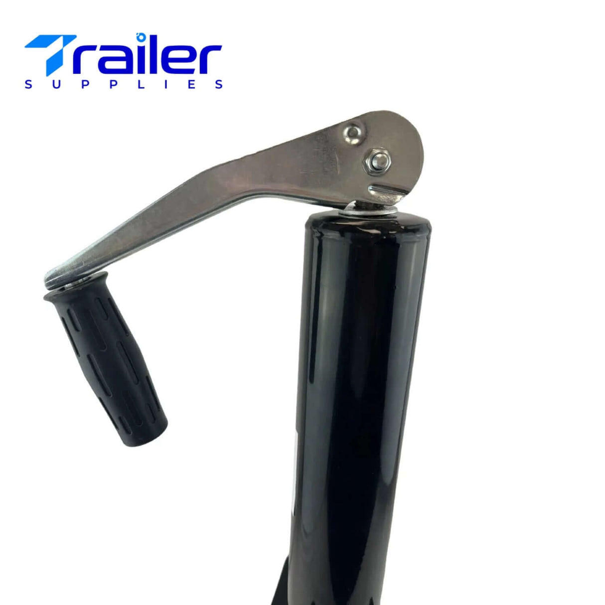 5,000 LBs Capacity,A-Frame Trailer Jack, 15-Inch Vertical Travel, Top-Wind Handle with Foot Plate, Black – Trailer Supplies