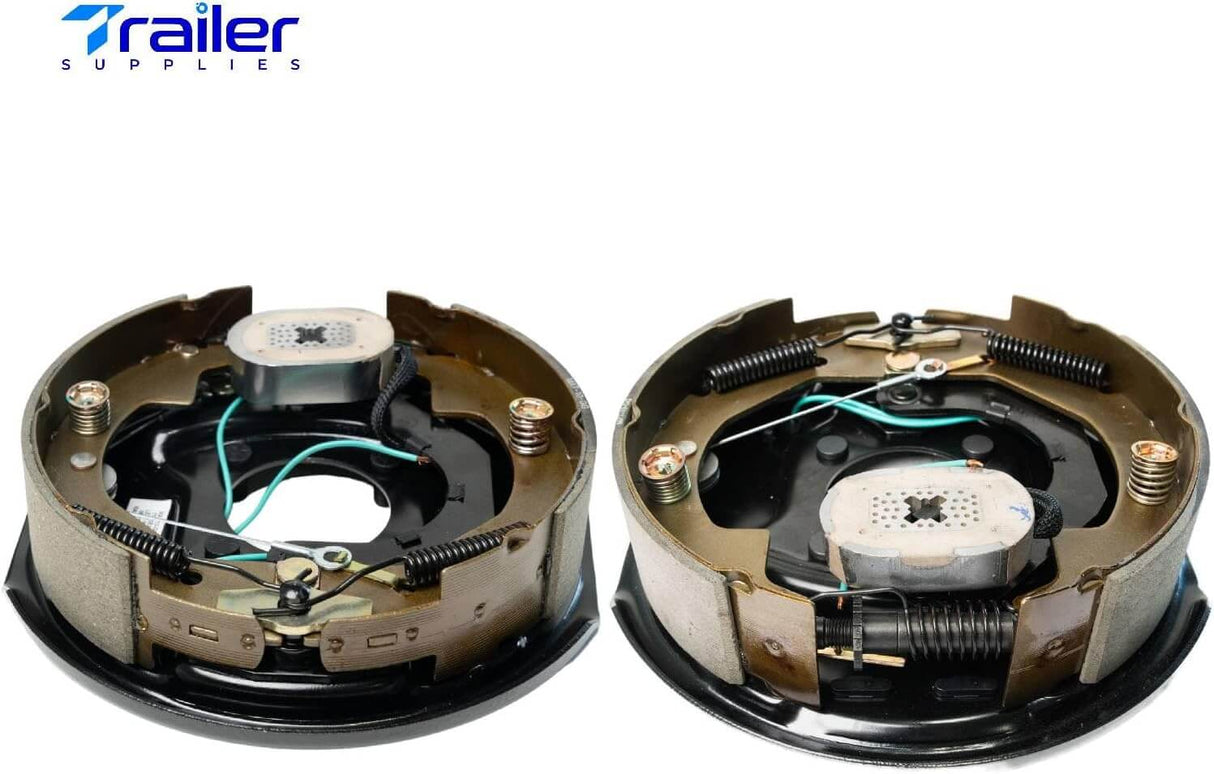 3,500 lb Axles,10"x2-1/4" Self-Adjusting Electric Brake Assemblies,4-Bolt Mount