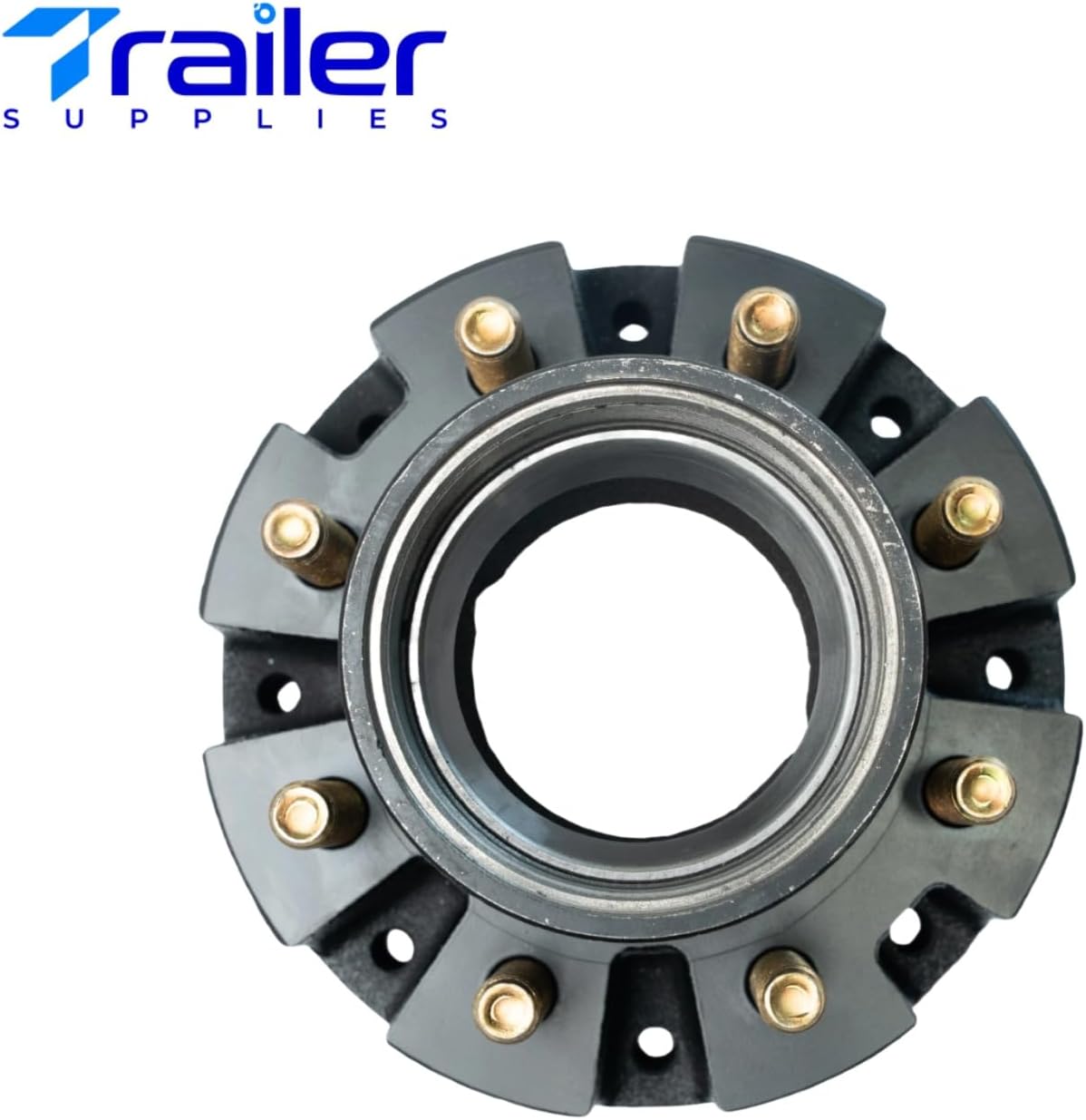 Hub for Dexter 12K Axles – 8 on 6.5" Bolt Circle – Pre-Installed Races – Replaces 008-214-08