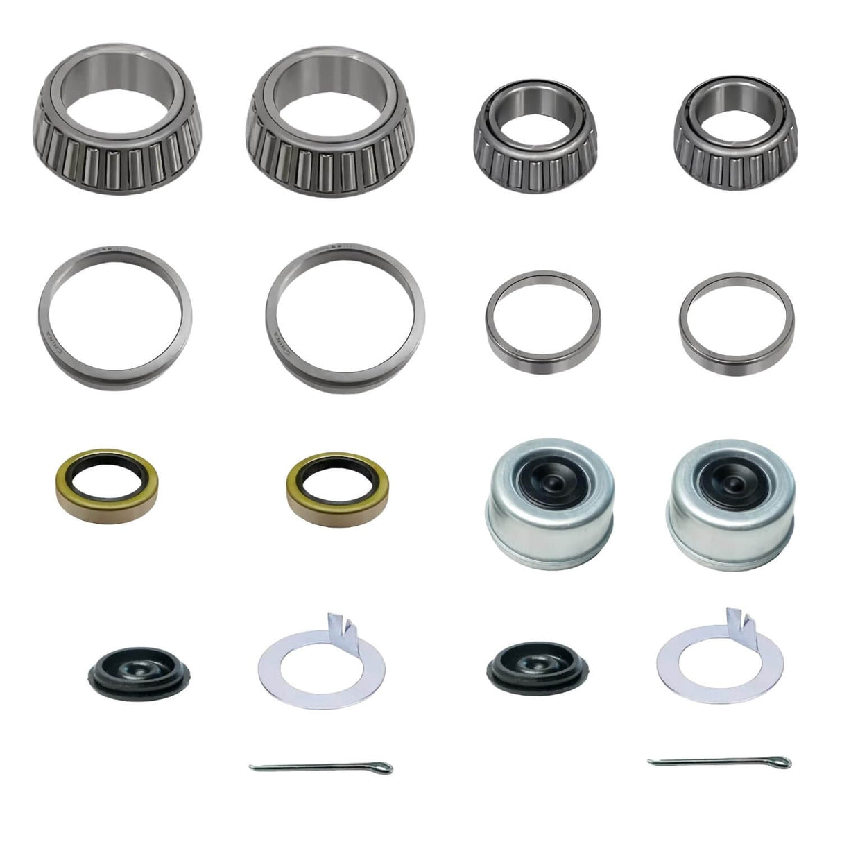 2 Sets Trailer Supplies 8000 lbs Bearing Kit-Trailer Supplies