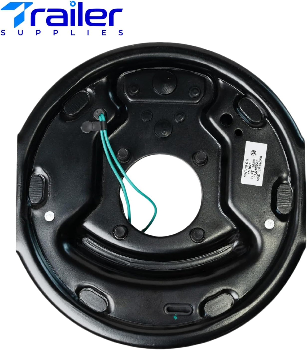 Hub & Drum + Brake Kit for 3,500 lb Axles – 5 on 4.5" Pre-Greased Hubs + 10" x 2-1/4" Electric Brake Assemblies (Manual Adjust or Self-Adjusting)