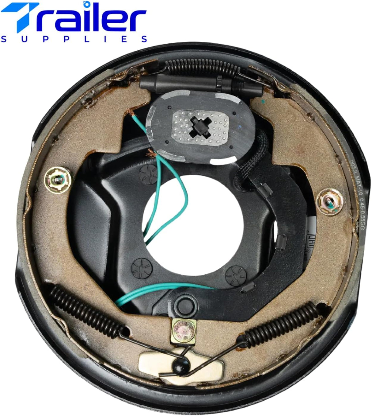 Hub & Drum + Brake Kit for 3,500 lb Axles – 5 on 4.5" Pre-Greased Hubs + 10" x 2-1/4" Electric Brake Assemblies (Manual Adjust or Self-Adjusting)