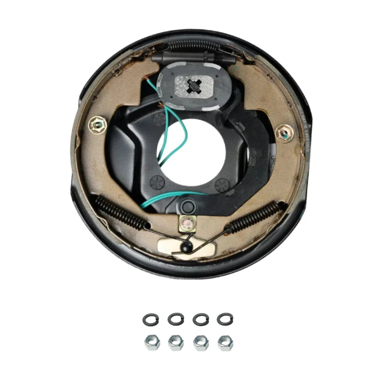 3,500 lb Axles,10"x2-1/4" Self-Adjusting Electric Brake Assemblies,4-Bolt Mount