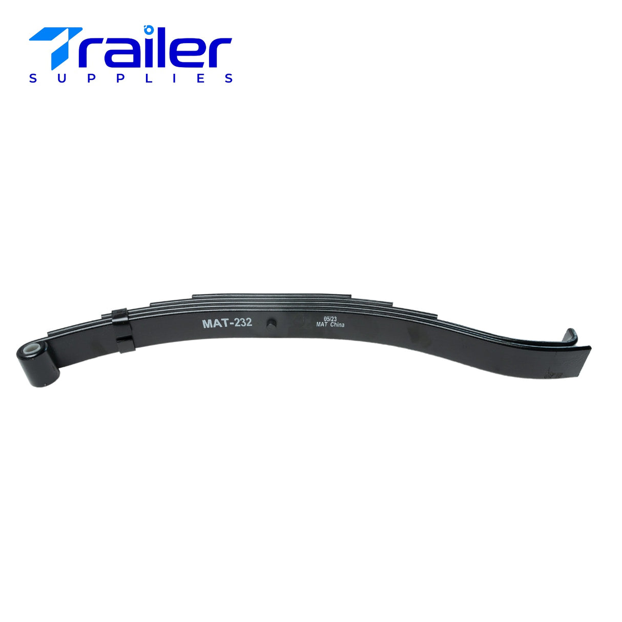 5-Leaf 26-5/8" x 2" Trailer Slipper Spring for 7,000 lb Axles