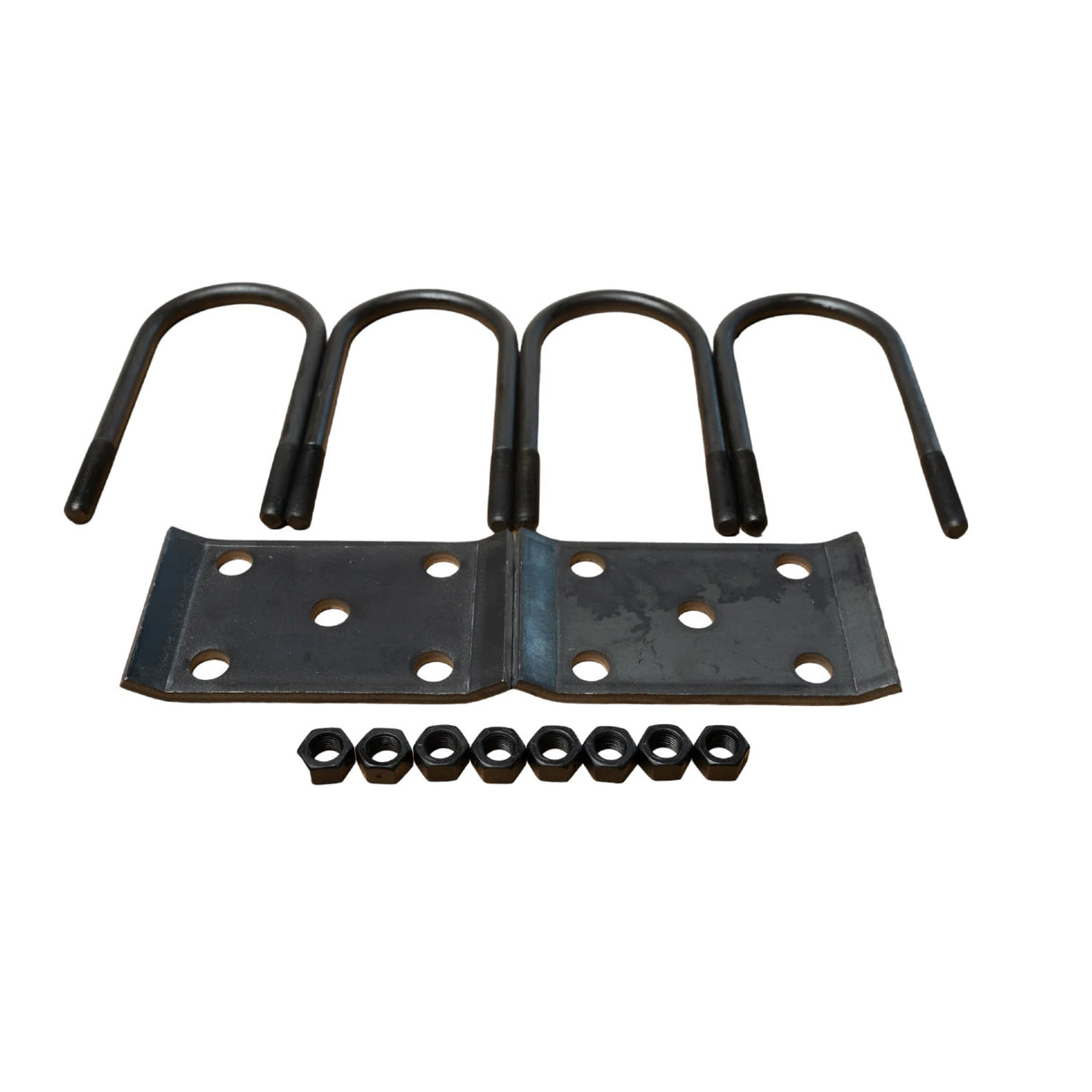 3-1/2" U-Bolt Kit for 8,000 lbs Round Trailer Axles – 7-3/4" Long x 9/16"-18 Thread