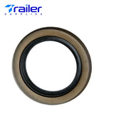 5,200–6,000 lb Trailer Axles 2.125" ID × 3.376" OD Double Lip Grease Seals with Cotter Pins-Trailer Supplies