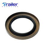 5,200–7,000 lb Trailer Axles 2.250" ID × 3.376" OD Double Lip Grease Seals with Cotter Pins-Trailer Supplies