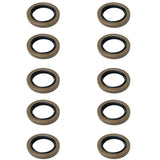 5,200–7,000 lb Trailer Axles 2.250" ID × 3.376" OD Double Lip Grease Seals with Cotter Pins-Trailer Supplies