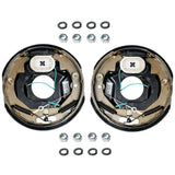 3,500 lb Axles,10"x2-1/4" Self-Adjusting Electric Brake Assemblies,4-Bolt Mount – Trailer Supplies