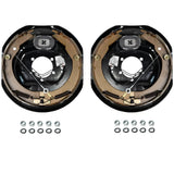 7K Trailer Axles,12"x2" Self-Adjusting Electric Brake Kit, for 7K Trailer Axles, Replaces Dexter, Fits 5-Bolt Flange, 15–17.5" Wheels-Trailer Supplies