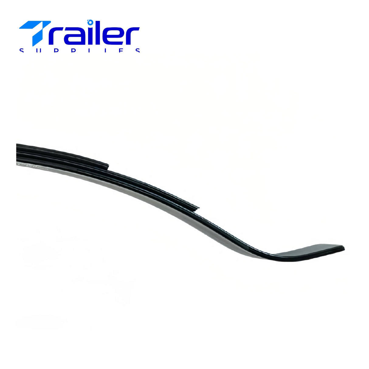 1,500 Capacity Rated Trailer Axles 24.62" 3-Leaf Radius End Trailer Spring 1-3/4" Wide-Trailer Supplies