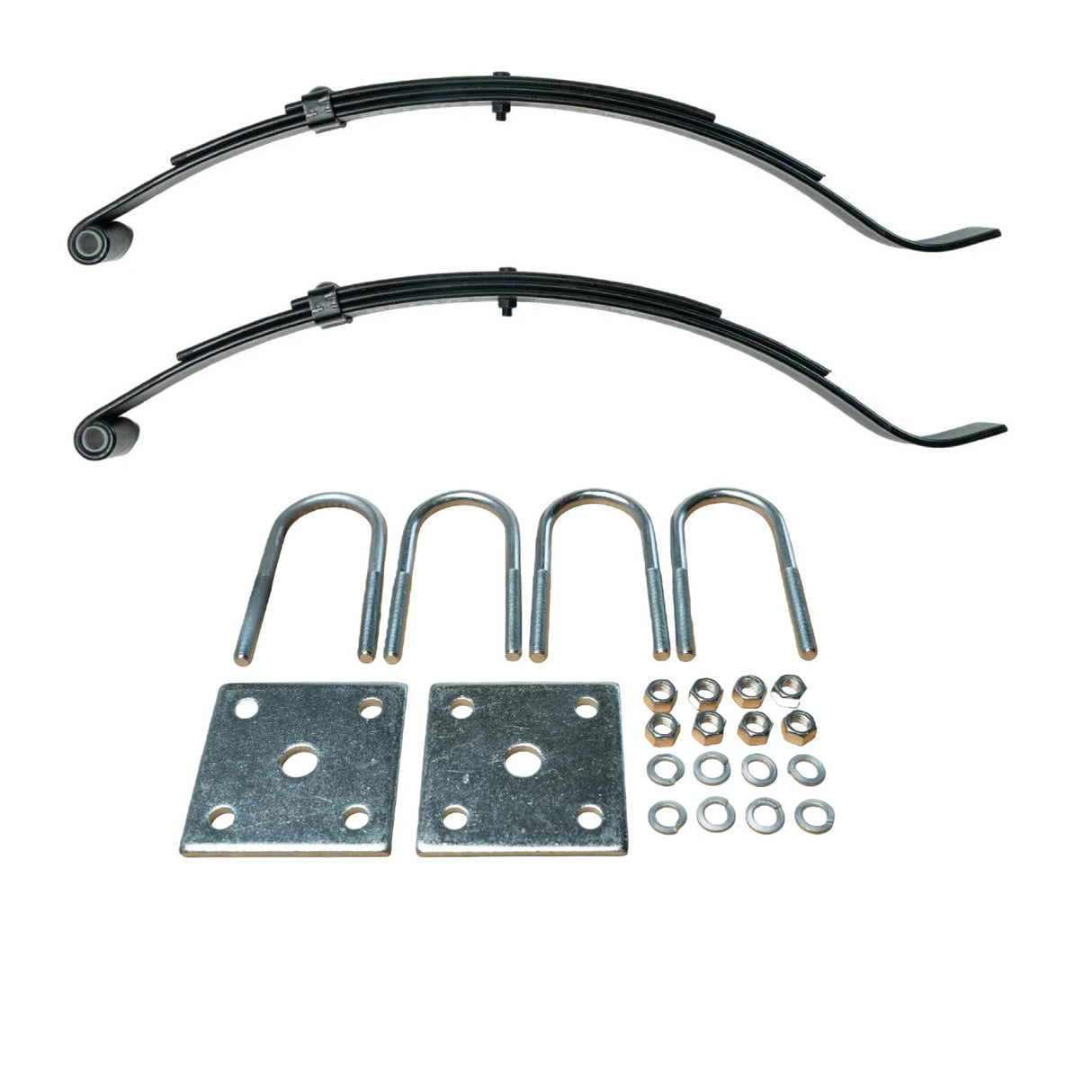 1,500 Capacity Rated Trailer Axles  24.62" 3-Leaf Radius End Trailer Spring 1-3/4" Wide