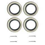 5,200–6,000 lb Trailer Axles 2.125" ID × 3.376" OD Double Lip Grease Seals with Cotter Pins-Trailer Supplies