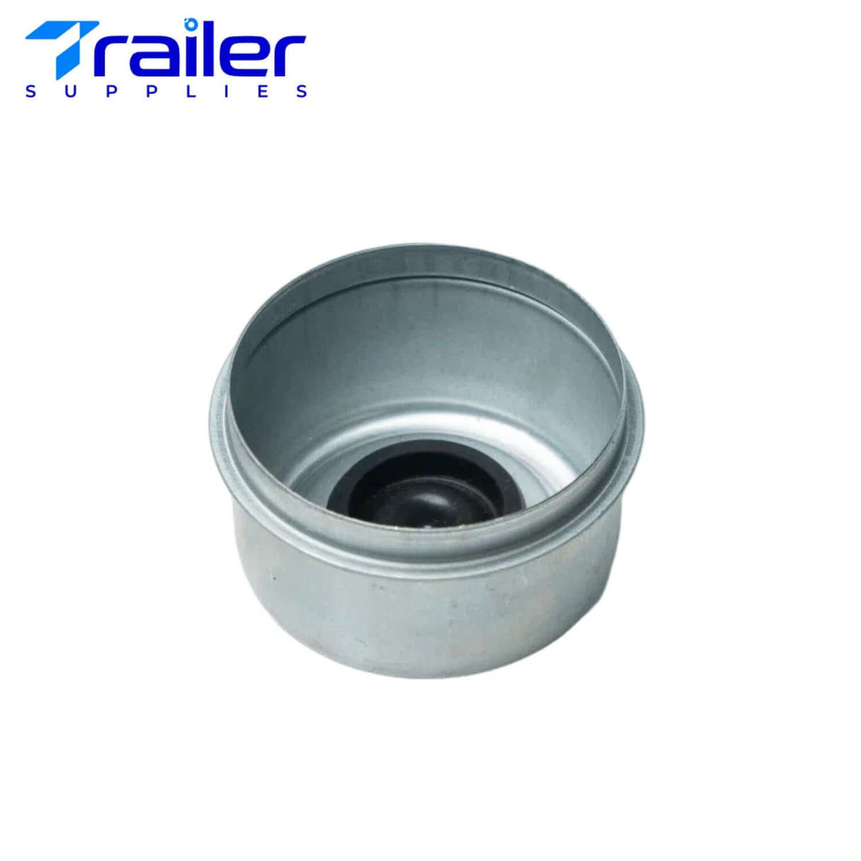 5,200–6,000 lb 6 on 5.5” Trailer Axles 2.44" OD, 1.5" H –Greaseable Dust Caps with Rubber Plug-Trailer Supplies
