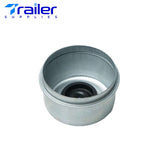 5,200–6,000 lb 6 on 5.5” Trailer Axles 2.44" OD, 1.5" H –Greaseable Dust Caps with Rubber Plug-Trailer Supplies