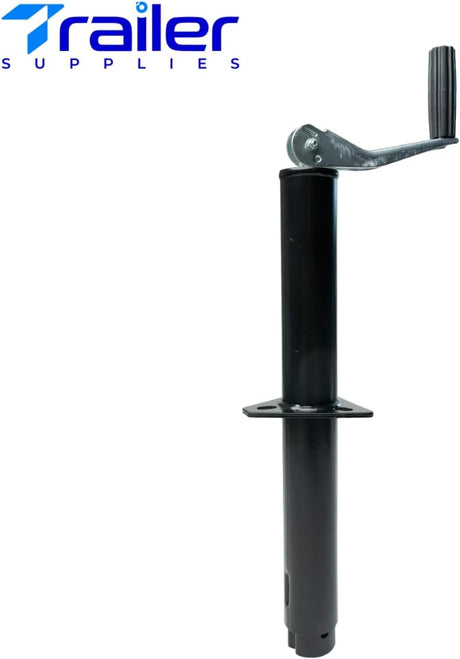 5,000 LBs Capacity,A-Frame Trailer Jack, 15-Inch Vertical Travel, Top-Wind Handle with Foot Plate, Black – Trailer Supplies