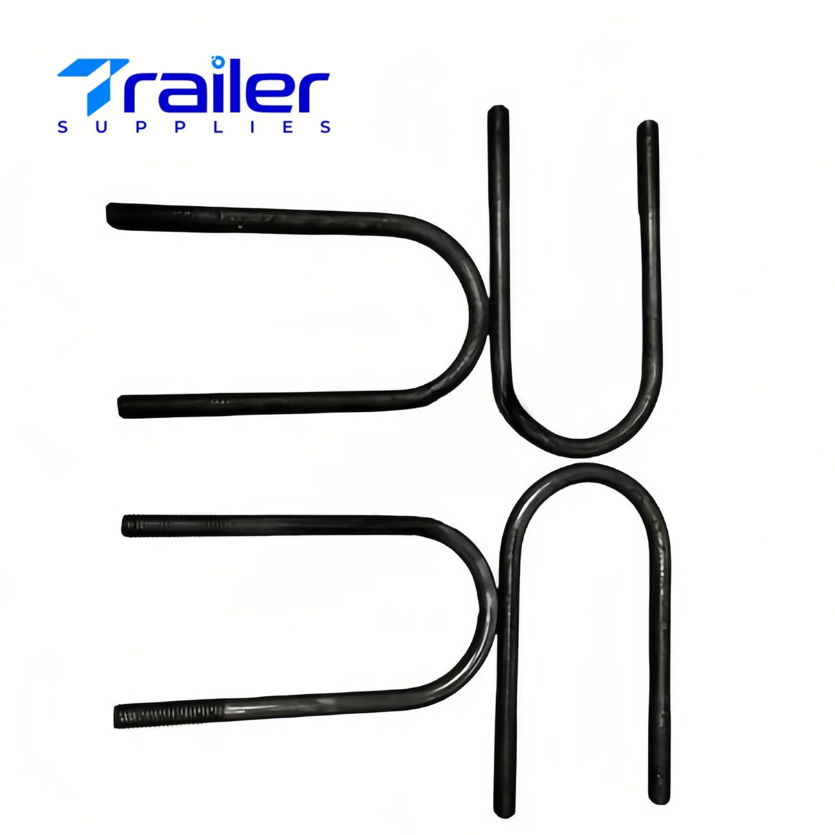5,200–7,000 lb Axles, Fits 3" Round Axle, 9/16"-18 Thread Grade 5 U-Bolt Kit –7” U-Bolts-Trailer Supplies