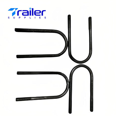 5,200–7,000 lb Axles, Fits 3" Round Axle, 9/16"-18 Thread Grade 5 U-Bolt Kit –7” U-Bolts-Trailer Supplies