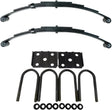 3,500 lb Axles 25.25" 4-Leaf Double Eye Trailer Springs 1-3/4" Wide Hanger Kits