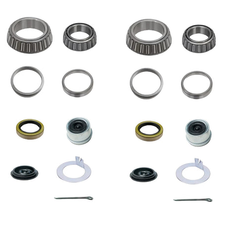 2 Sets Trailer Bearing Kit for 3,500 lb Axles-Trailer Supplies