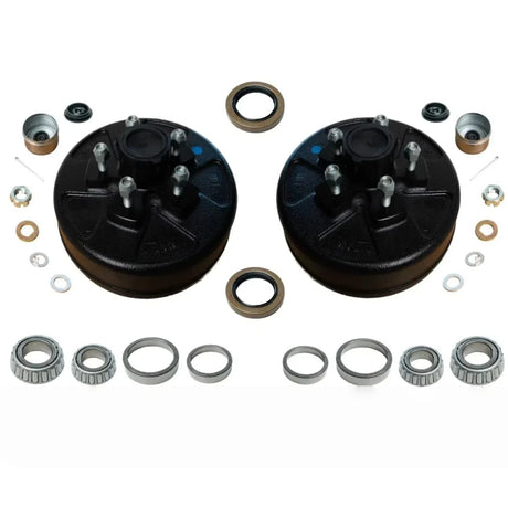 3,500 lb Axles 10" x 2-1/4" Brake Drum & Hub Kit – 5 on 4.5" Bolt Pattern-Trailer Supplies