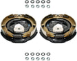 5,200–7,000 lb Trailer Axles 12"x2" Manual Electric Brake Kit,5 Bolt Mount, Fits 15"–17.5" Wheels-Trailer Supplies