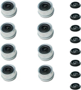 3500 Trailer Axles reaseable Dust Caps with Rubber Plug-Trailer Supplies