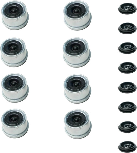 3500 Trailer Axles reaseable Dust Caps with Rubber Plug-Trailer Supplies