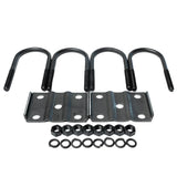 5,200–7,000 lb Axles, Fits 3" Round Axle, 9/16"-18 Thread Grade 5 U-Bolt Kit –7” U-Bolts-Trailer Supplies