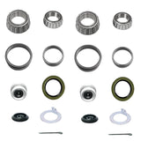 2 Sets Trailer Bearing Kit for 5,200–6,000 lb Axles