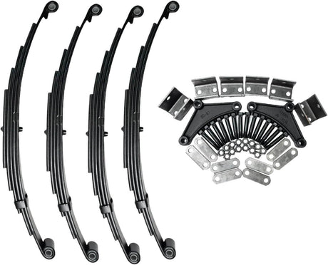5,200–6,000 lb Axles 25.25" 5-Leaf Double Eye Trailer Springs-Trailer Supplies