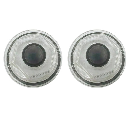 6K 7K 8K Axles 2PCS 2-7/8" Oil Bath Dust Caps Replacement-Trailer Supplies