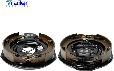 7,000 lb Brake & Drum Kit – 12"x2" Self-Adjusting Electric Brakes+ 8 on 6.5" Drums with 9/16" Studs,-Trailer Supplies
