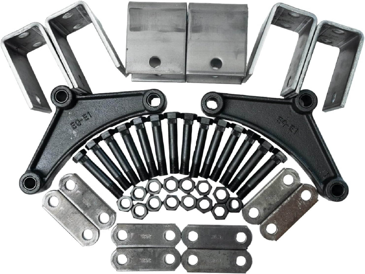 3,500–7,000 lb Axles Tandem Axle Trailer Suspension Kit – Universal Double Eye Leaf Spring Hanger