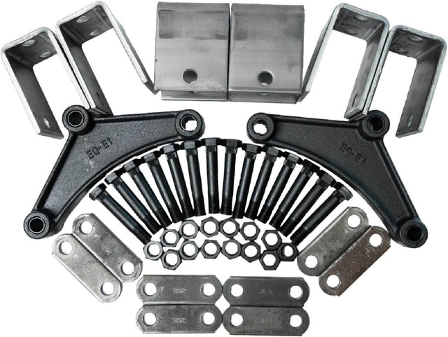 3,500–7,000 lb Axles Tandem Axle Trailer Suspension Kit – Universal Double Eye Leaf Spring Hanger