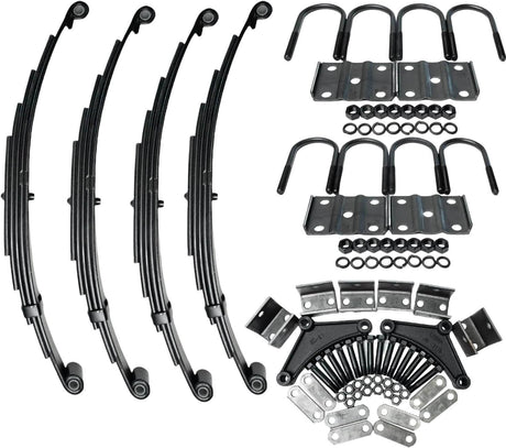5,200–6,000 lb Axles 25.25" 5-Leaf Double Eye Trailer Springs-Trailer Supplies