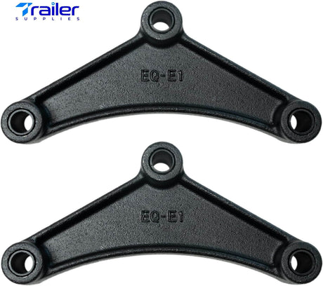 3,500–7,000 lb Axles Tandem Axle Trailer Suspension Kit – Universal Double Eye Leaf Spring Hanger – Trailer Supplies