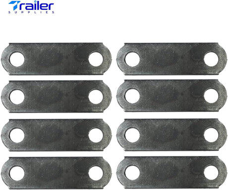 3,500–7,000 lb Axles Tandem Axle Trailer Suspension Kit – Universal Double Eye Leaf Spring Hanger – Trailer Supplies