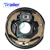 3500 lb Axles Trailer Brake & Drum Kit , 10"x2-1/4" Electric Brake Assembly + 5-Lug 4.5" Bolt Circle Brake Drums, 1 Pair Complete Replacement Assembly-Trailer Supplies