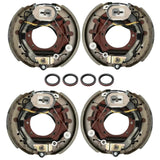 12.25"x3.375" Electric Brake Kit,Self-Adjusting, Fits 9K–10K Axles-Trailer Supplies