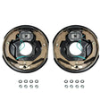 3,500 lb Axles 10" x 2-1/4" Manual Electric Trailer Brake Assembly,4-Bolt Mount-Trailer Supplies