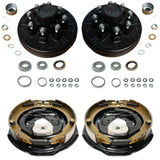 7,000 lb Axles – 12"x2" Manual Electric Brake & Drum Kit for 7,000 lb Axles – 8 on 6.5", 9/16" Studs, Manual-Adjust Brake Assemblies-Trailer Supplies