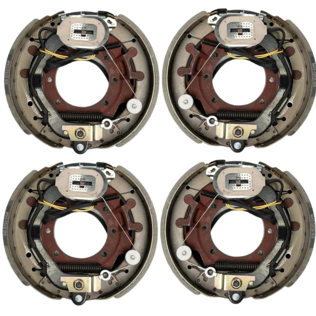 12.25"x3.375" Electric Brake Kit,Self-Adjusting, Fits 9K–10K Axles-Trailer Supplies
