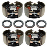 12,000 lb Axles 12.25" x 5", Self-Adjusting Electric Brake-Trailer Supplies