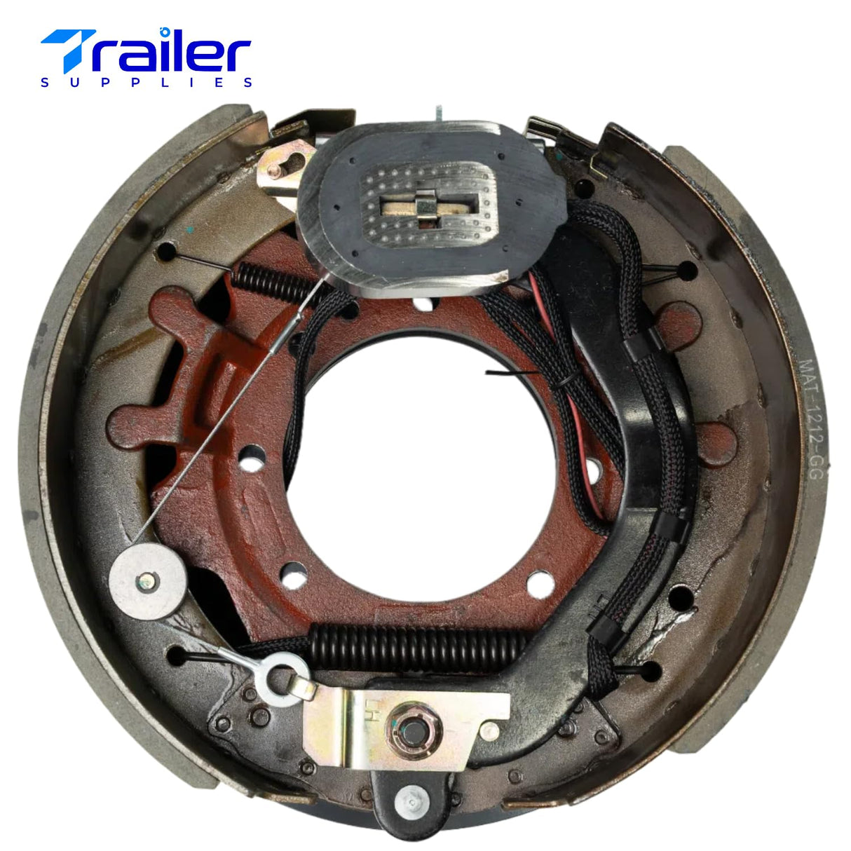 12,000 lb Axles 12.25" x 5", Self-Adjusting Electric Brake-Trailer Supplies