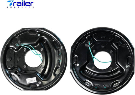 3,500 lb Axles,10"x2-1/4" Self-Adjusting Electric Brake Assemblies,4-Bolt Mount – Trailer Supplies