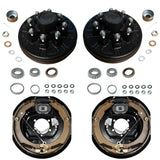 7,000 lb Axles – 12"x2" Manual Electric Brake & Drum Kit for 7,000 lb Axles – 8 on 6.5", 9/16" Studs, Manual-Adjust Brake Assemblies-Trailer Supplies